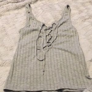 Gray tank size small